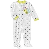 Garanimals Baby GirlスリーFootedサイズnewborn-12月 カラー: ホワイト