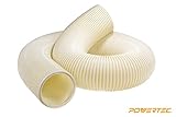 POWERTEC 70159 Anti-Static Flexible PVC Dust Collection Hose, 2-1/2" x 10' [並行輸入品]