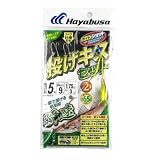 ハヤブサ(Hayabusa) ライトショット 投げキスセット 立つ天秤 瞬速2本鈎 HA312 5号 9-1.75-3