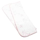 ING STYLE オムツマット 綿100％ ダブルガーゼ かわいいイルカ柄 50×70cm (ピンク)