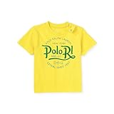 【アウトレット品】 ポロラルフローレン コットングラフィック半袖Tシャツ イエロー (男の子12～24か月用) 12M [並行輸入品]