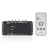 Wiseup? 4Ch Mini Mobile Video Quad Video Processor for Vehicle Cameras with Image Mirror Function [並