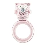 MayLily Premium | がらがら (ラトルオウル) | 楓の木 100％有機綿 | 抗アレルギー | ポーランド製 | 多くの色で利用可能