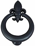 Atlas Homewares DK636-O Fleur D'Lys Aged Bronze 6-Inch Door Knocker [並行輸入品]