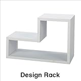 カフェ風インテリアに最適なラック パズルラック ホワイトカラー 多角形タイプ