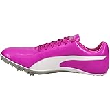 PUMA Men's 19345203 Track and Field Shoe, White Black-Lava Blast