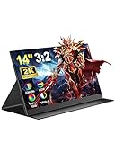 【2023 new モデル】モバイルモニター CNBANAN 14インチ 2K解像度（2160x1440）モバイルディスプレイ 3:2画面比