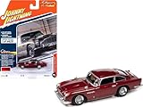 Johnny Lightning 1/64 アストン マーティン DB5 1966 ダークレッド Classic Gold Aston Martin ミニカー [並行輸入品]
