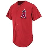 ロサンゼルスエンゼルスMLB大人用full-button Cool Base Jersey
