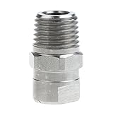 Blesiya 圧力洗浄器　付属品　65度　高品質　鋼製　HU-SS6515　高圧スプレーノズル先端　1/4インチ　交換