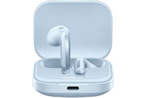 Xiaomi ワイヤレスイヤホン Redmi buds 6 Lite ハイブリッドANC搭載 40dBまでアクティブノイズキャンセル 38時間音楽再生 カスタムEQモード Google Fast Pair対応 急速充電 USB Type-C 小型軽量