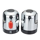 2個入り　水混合バルブ　サーモスタット　閉鎖押しボタン　差し替え