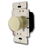 Enerlites 600-watt three-wayプッシュon / offロータリーディマー、120-volt AC、60 Hz 52303 IV 1