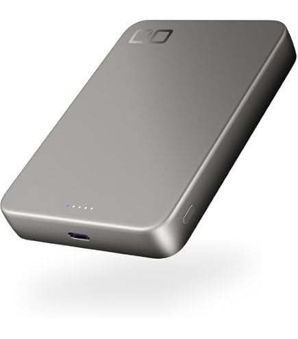 Amazon | CIO モバイルバッテリー 半固体電池 小型 軽量 超薄型 Qi2.2