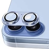 AiMaoo カメラフィルム iPhone 17専用 カメラ保護 9H強化ガラス アルミ合金 レンズカバー 超高透過率 アイフォン17対応 一体型 耐衝撃 キズ防止 露出オーバー防止 気泡ゼロ カメラカバープロテクタ ブルー