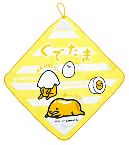 林 ループ付きタオル ぐでたま ぐでぐで サンリオ 34×34cm WH434000