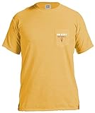 NCAA Arizona State Sun Devils野球フレーム半袖快適カラーポケットTシャツ、スモール、マスタード