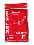 24 Royal Dirt Devil Canister Type F Allergy Vacuum Bags, Can Vac, Power Pak Vacuum Cleaners, 3-20014