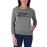 NFL Women 's ' 47ブランドGlimmerクルーネックプルオーバー S グレイ