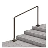 三協アルミ クリエフリー2S 歩行者用補助手すり 1スパンセット ベースプレート支柱タイプ アルミ形材タイプ ダークブロンズ