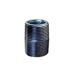 Everflow Supplies npgl1020 2 "ロング亜鉛メッキスチールニップルパイプ継手呼び径1 "直径