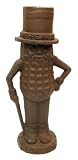 IWGAC 0170S-04738 Mr. Peanut Man Cast Iron Bank Large Rust