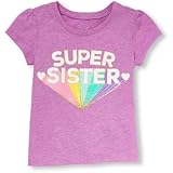 THE CHILDREN'S PLACE(ザ・チルドレンズプレイス) グリッターネオングラフィックティ トップス半袖Tシャツ 5歳【並行輸入】