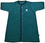 アンナニコラ 薄くてもあたたかいフリース 袖付きスリーパー 90cm グリーン I-850 B23 日本製