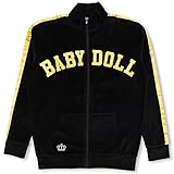 ベビードール 切替ベロアジャケット(ボトム別売) 大人 男女兼用 M ブラック