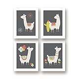 Llamaグラフィック印刷コレクション