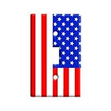 アメリカ合衆国アメリカ人旗 Light スイッチプレートカバー