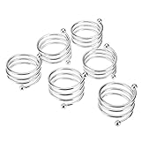 6個入り ナプキンリング ナプキンホルダー バックル 結婚式 披露宴 テーブル装飾 ナプキンティッシュ リング パーティー ディナー 食器飾り キラキラ シルバー