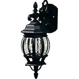 Artcraft Lighting AC8091BK Classico Small European Style Outdoor Wall Mount, Black [並行輸入品]