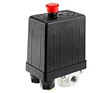 Single Phase Air Compressor Pressure Switch 4 Port Manifold 175PSI by Micro Trader