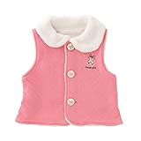 (チャックル) chuckle * スウィートガール * 格子キルト 袖なし ベスト ピンク 70cm P9083-70-20