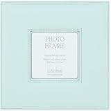 C.R. Gibson Square Leather Bound Photo Frame, Blue (Discontinued by Manufacturer) by C.R. Gibson [並行