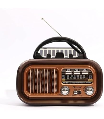 Amazon.co.jp: レトロトランジスタラジオ、バッテリー駆動AM FM SW