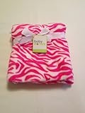 Hot Pink and White Zebra Girls Baby Blanket By Baby Starters Zebra Blanket Girls Nursery Shower Gift