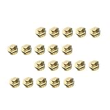 F Fityle 噴霧ヘッド 20個入　灌漑 ノズルミスト　360度 遠心調整　スプレー 1/2インチ　黄銅