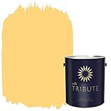 KILZ TRIBUTE 室内用 エッグシェルペイント＆プライマー一体型 1ガロン ミスティーモーニング（TB-10） 1 Gallon, Satin TRI INT GL SATM TB-85 JA