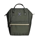 【ベビーアムール 】Bebamour マザーズバッグ ママリュック 大容量 マザーズリュックレディース カジュアル 旅行 通勤通学（オリーブグリーン）