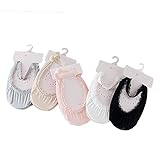 BIANHUAN 靴下 女の子 ベビー 幼児用 キッズ 子供 キッズ ソックス かわいい 通気性抜群 コットン 柔らかい 夏 5足セット (L:5〜8歳)