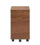 サイドチェスト サイドワゴン 引出し収納 チェスト ワゴン キャスター付き キャビネット 2段 脇机 袖机