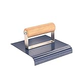 Bon 22-932 6-Inch by 6-Inch Blue Steel Sidewalk Edger with 5/8-Inch Radius and 7/8-Inch Lip with Woo