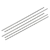 uxcell ツイストドリルビット HSS スプリットポイントドリルビット 直径2.5mm 長さ200mm 5個入り