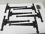 Shedストラップヒンジ12 " ( Set of 6 ) Heavy DutyゲートヒンジバーンストレージShedゲート
