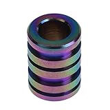 k-outdoor トグル コードストッパー コードロック エンド チタン 巾着 服 テント バックパック用品 (カラフル)