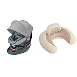 【セット買い】 カーメイト(エールベベ) チャイルドシート クルット４sプレミアム ナチュラルグレー + 3WAY授乳クッション