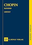 ショパン: ロンド集/原典版/Mullemann編/Groethuysen運指/ヘンレ社/中型スタディ・スコア