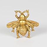 Metallic Gold Bee Antique Style Cupboard Drawer Knob Door Handle